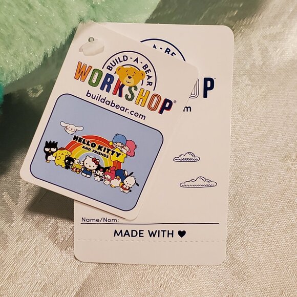 Build a Bear Hello Kitty UNSTUFFED Evergreen Cinnamoroll '24 Christmas Plush NWT - Picture 3 of 6